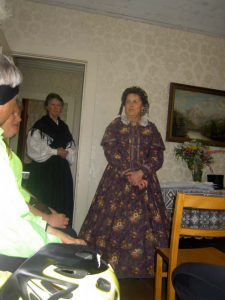 Our 1840s hostess at the Ermatinger House – “Mrs Harding” 
